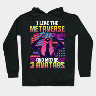 I Like The Metaverse And Maybe 3 Avatars Hoodie